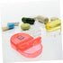 KALLORY Portable Weekly Medicine Organizer Tight Seal Travel-Friendly Pill Case for Vitamins and Medication Compact