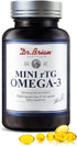Dr.Brian Fish Oil Supplement 130 Softgel, 500mg rTG Omega-3 with EPA/DHA, Supports Heart Brain Health