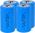 Horbupa 14250 Battery Rechargeable 4 Pack, 3.6V Lithium Battery LS14250 14250 1/2AA Batteries