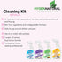 Ready to Use Cleaners - 4 Pack Non-Toxic Cleaning Products Starter Kit for Floor, All Purpose Surfaces, Degreaser, and