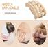 Ipetboom Wooden Roller Body Handheld Manual Massage Tool for Back Foot and Muscle Relief Lightweight Design for Home