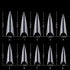 YIMART 500pcs Acrylic Medium Long Stiletto Nail Tips, Easy Coffin Nails Sharp False Nail Art Tips