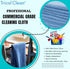 Microfiber Cleaning Cloth, Commercial Grade Extra Thick, 16in x 16in, 4 Color Mixed, Pack of 12