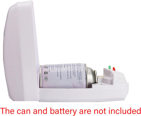 Automatic Air Freshener Dispenser, White | Wall Mounted or Free Standing Adjustable Fragrance Aerosol Spray 300mL