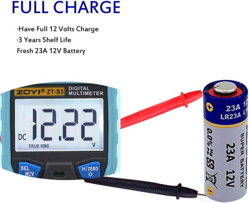 MJKAA 23A 12V (10-Count) Alkaline Battery Long-Lasting Power for Key Fobs, Toys, Electronics & More