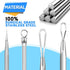 Teenitor Pimple Extractor Tool, Surgical Grade Blackhead Comedone Removal 2-in-1 Popper Tool for Face Nose