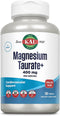KAL Magnesium Taurate 400mg Plus Vitamin B6, Chelated Magnesium Supplement, High Absorption Complex, 60-Day Guarantee