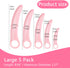 Lyniya 5-Pack Set Set Silicone Pelvic Floor Muscle Dilator Trainer for Women Large