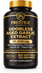 Prestige Supply 2026 Aged Garlic Extract, Odorless Garlic Supplements with Magnesium, Chromium, B1 &