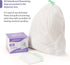 Trash Bags Garbage Bag 13 Gallon Drawstring Tall Waste Bag for Kitchen Office Party 0.8 Mil (200 Count) by ValueGuard