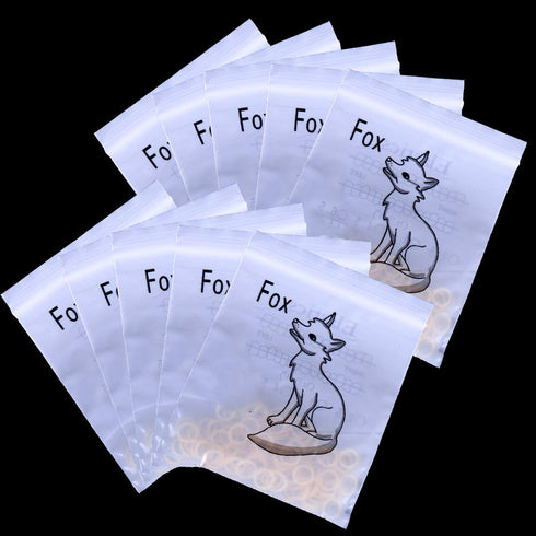 Angzhili 10 Bag Dental Orthodontic Rubber Bands, Orthodontic Elastic Supply, 3.5 Oz (1/4")