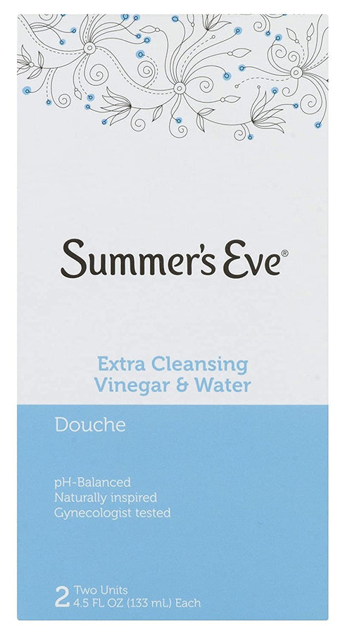 Summer's Eve Extra Cleansing Vinegar & Water Douche 2 Ct (Pack of