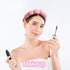 Spa Headband for Washing Face, Towel Fleece Makeup Headband, Soft Absorbent for Women's Beauty and Skin Care