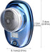 Mini Electric Razor,with LED Display Showing Power Level New Upgrade Electric Shaver Pocket Portable Electric Shaver Easy One-Button Use Suitable for Home Car Travel and Presents(gradient blue)