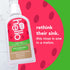 Hello Natural Watermelon Flavor Kids Mouthwash, Fluoride Free, Alcohol Free, Vegan, 16 Fl Oz (Pack of 3)