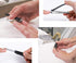 Large Nail Clippers Set, 2 Pcs Premium Stainless Steel Fingernail & Toenail Clippers with Sharp Curved Blade