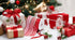 Fabric Ribbons - Red and White Plaid Ribbon for Crafts, 1 Inch Grosgrain Striped Ribbon for Gift Wrapping, 30 Yard