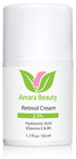 Retinol Cream for Face 2.5% with Hyaluronic Acid & Vitamins E & B5, 1.7 fl. oz.