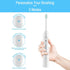 Sonic Rechargeable Electric Toothbrush for Adults & Kids, 48,000VPM, 4 Replacement Brush Heads, White
