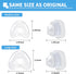 N20, 2 Packs, Replacement Cushion for ResMed AirFit Nasal Mask Cushion Replacement, Reliable Seal Perfect Fit, Large
