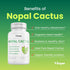 Nopal Cactus Extract 20,000mg - 120 Veggie Capsules for Antioxidant, Skin, Metabolism, Wellness & Heart Health Support