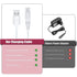 Women Shaver USB Charging Cable, Compatible with Finishing Touch Flawless Body Rechargeable Ladies Shaver (2pcs)