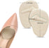 Kefee Metatarsal Pads - 12 pcs Soft Forefoot Pads, High Heel Inserts, Shoe Filler for Too Big Shoes Women, Beige,