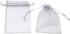 100Pcs Organza Bags with Drawstring, 4x6 Inches Small Mesh Jewelry Candy Pouches for Wedding Party Christmas Favor