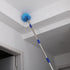 Cobweb Duster with Extension Pole, Medium Stiff Bristles Head & 6-Feet Stainless Steel Pole for Indoor Outdoor Cleaning