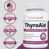 ThyroAid #1 Thyroid Support Supplement | Natural Herbal Formula with Iodine (Kelp), Ashwagandha, L-Tyrosine & More | 60