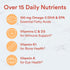 SmartyPants Kids Multivitamin Gummies: Omega 3 Fish Oil, Vitamin D3, C, B12, B6, A, K & Zinc, 120 Count