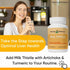 Natural Wellness Milk Thistle with Artichoke & Turmeric Advanced Liver Support Supplement for Detox, Regeneration