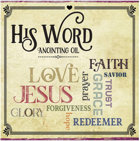 Victorie Inc. Set 1 His Word Anointing Oil Gift - Frankincense & Myrrh - Scripture Group