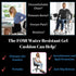 15 17 FOMI Water Resistant All Gel Orthopedic Seat Cushion | x | Incontinence and Spill Protection | Comfortable Pad