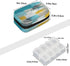 Skerhhux 7 Abstract Art Pattern Pill Case Travel Pill Organizer Weekly Day Portable with Zipper Medicine Box Pill Case