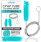 Vive CPAP Tube Cleaning Brush, Stainless Steel Cleaner for Mask and Pipe, Portable and Flexible for Standard Tubing