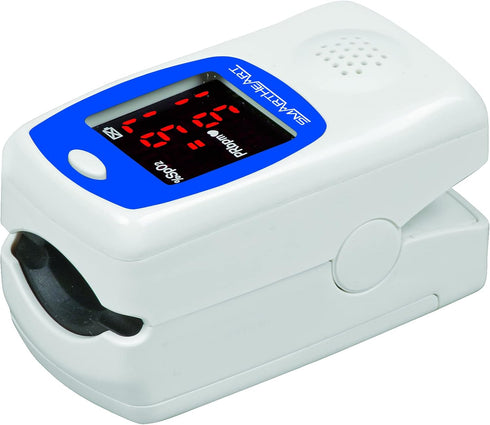 SmartHeart Talking Pulse Oximeter, Audible Result Announcement, Blood Oxygen Saturation Monitor