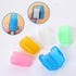 Trinkrittey 5 Pcs Toothbrush Covers Portable Toothbrush Head Protector Case Brush Pod Case Protective Plastic Clip