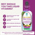 Maximum Strength Liquid Biotin Drops w/ 12,500 MCG – Best Vitamins for Fast Hair Growth, 4oz, 30 Serv