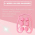 WIOHXEIO The six-wheelmuscle Roller Forearm and Calf Rollers can Relieve Muscle Tension and Promote Recovery. It is