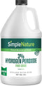 SimpleNature 3% Food Grade Hydrogen Peroxide Solution - 1 Gallon - Natural Multipurpose