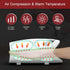 Xllent Hand Massager with Compression & Heating,Mothers Day Gifts for Him and Her,Electric Hand Massager for Arthritis