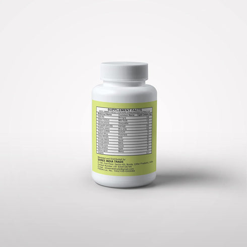 Liver Support Herbal Ayurvedic Supplement, 60 Caplets - Supports Healthy Liver with 13 Powerful Herbs, Vegan,