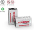 Tenergy 9V 1200mah 10 9 4 Pack Lithium Batteries, Non-Rechargeable Batteries, Years Shelf Life Lithium Volt Batteries