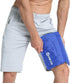 WORLD-BIO Large Flexible Hip Ice Pack - 2 Packs for Hot & Cold Therapy, 11" x 14" Blue