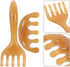 Set 2 minkissy Amber Scalp Massager Pieces Manual Five-Claw and Wide-Tooth Scraping Combs for Facial Massage, Head Spa