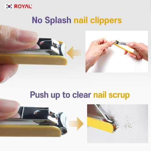 ROYAL Smart Nail Clipper SMC-1 with Multi-Features, Made in Korea, Catcher