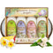 Island Soap and Candle Works Sampler Gift Set, Paraben Free Body Lotion for Men and Women, 4 x 2 Ounce