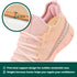 Height Increase Insoles for Men and Women, Wool Felt Gel Heel Cushion Inserts for Pain Relief, Small, Apricot