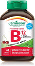 Jamieson Vitamin B12 2,500 mcg (METHYLCOBALAMIN), 60 Sublingual Tablets